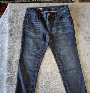 Simply Vera Wang Womens Capri Size 4 Denim Jeans Mid Rise Blue